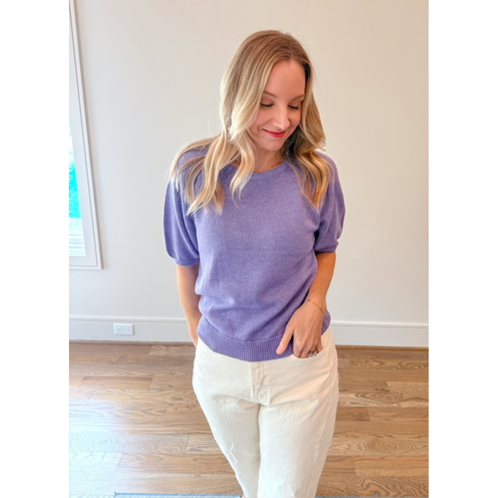 Grape Raglan Knit