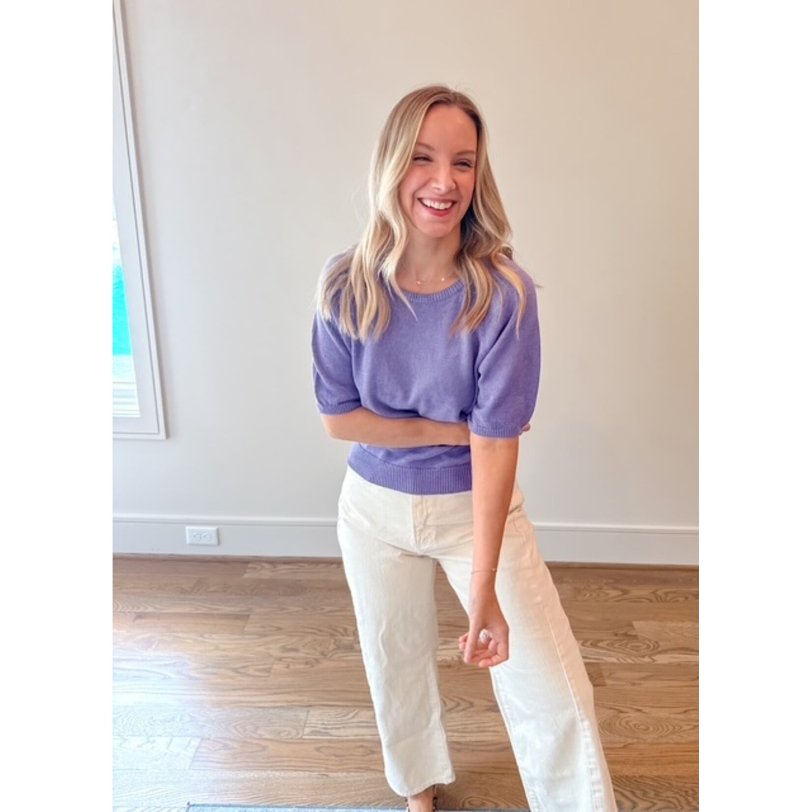 Grape Raglan Knit