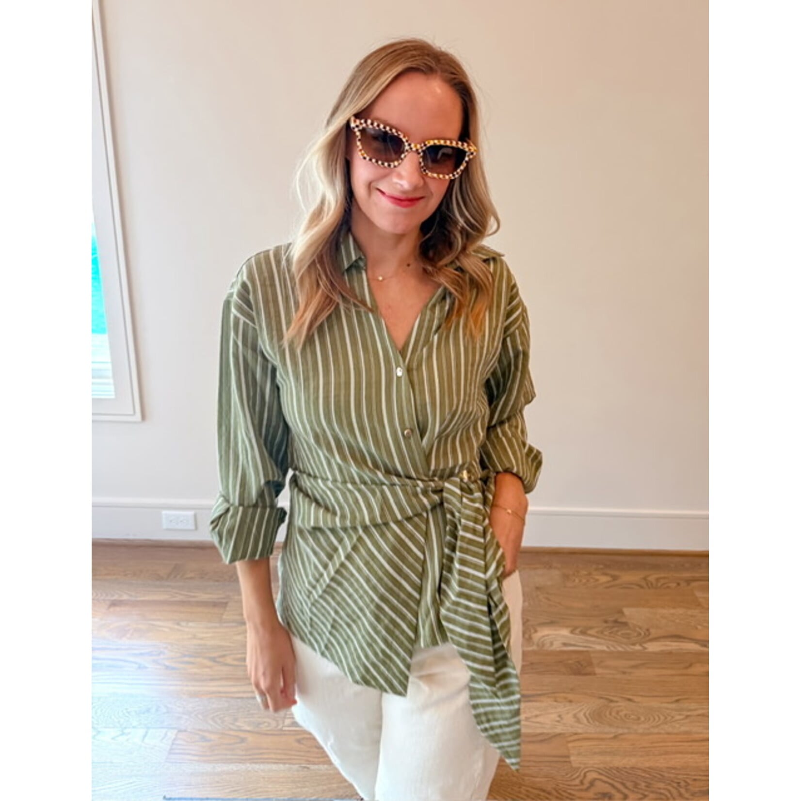 Ruth Cinch Button Down