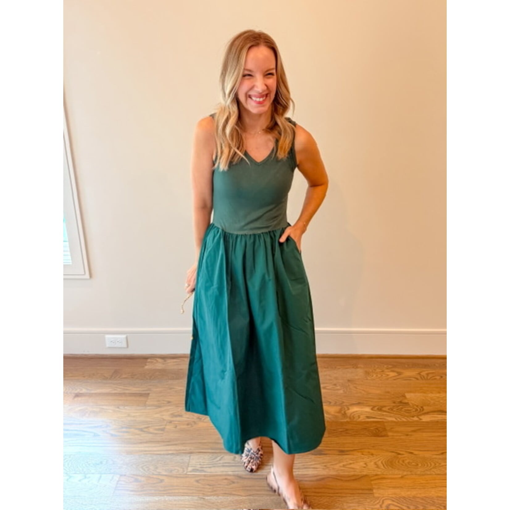 Hazel Mixed Media Dress