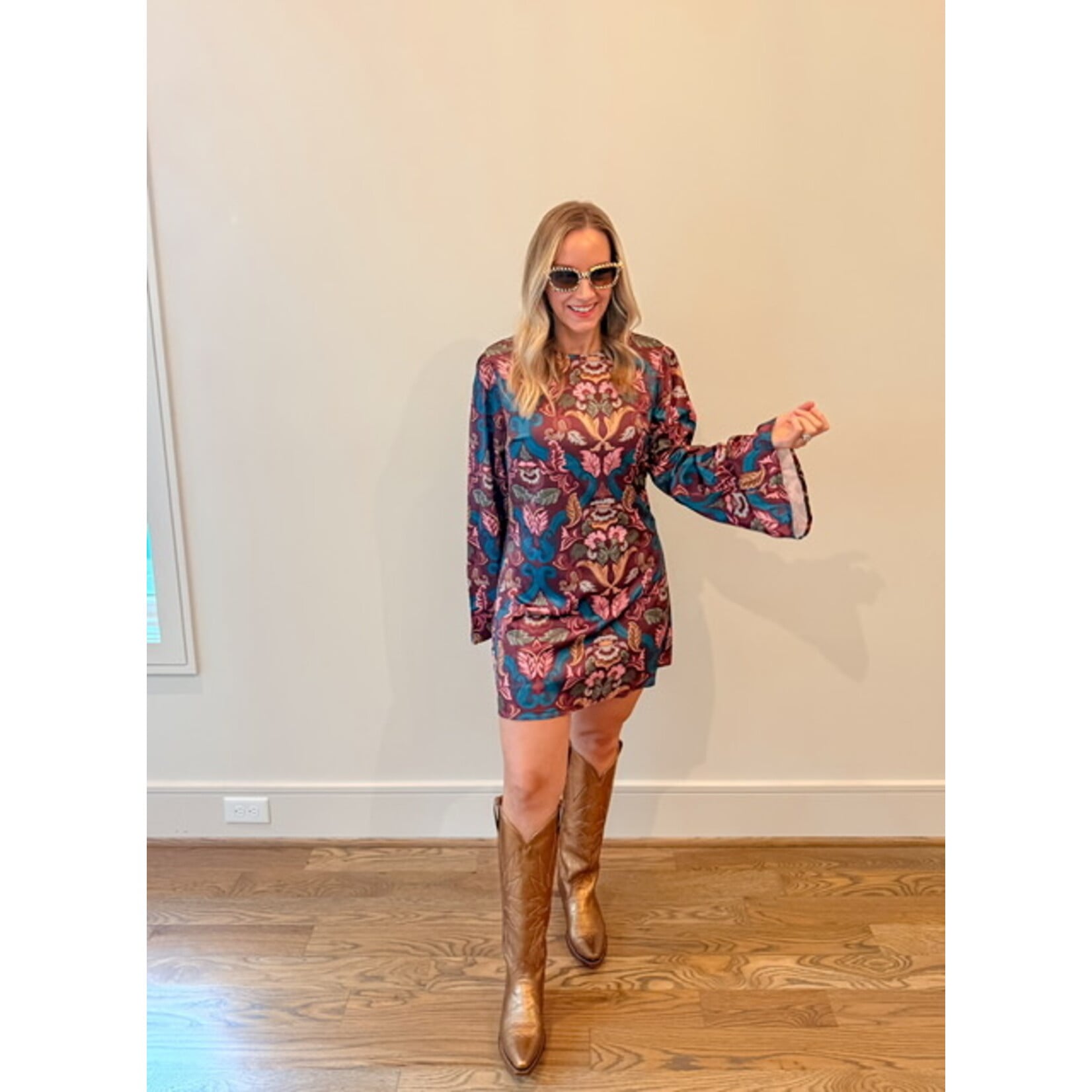 Twiggy Bell Sleeve Mini
