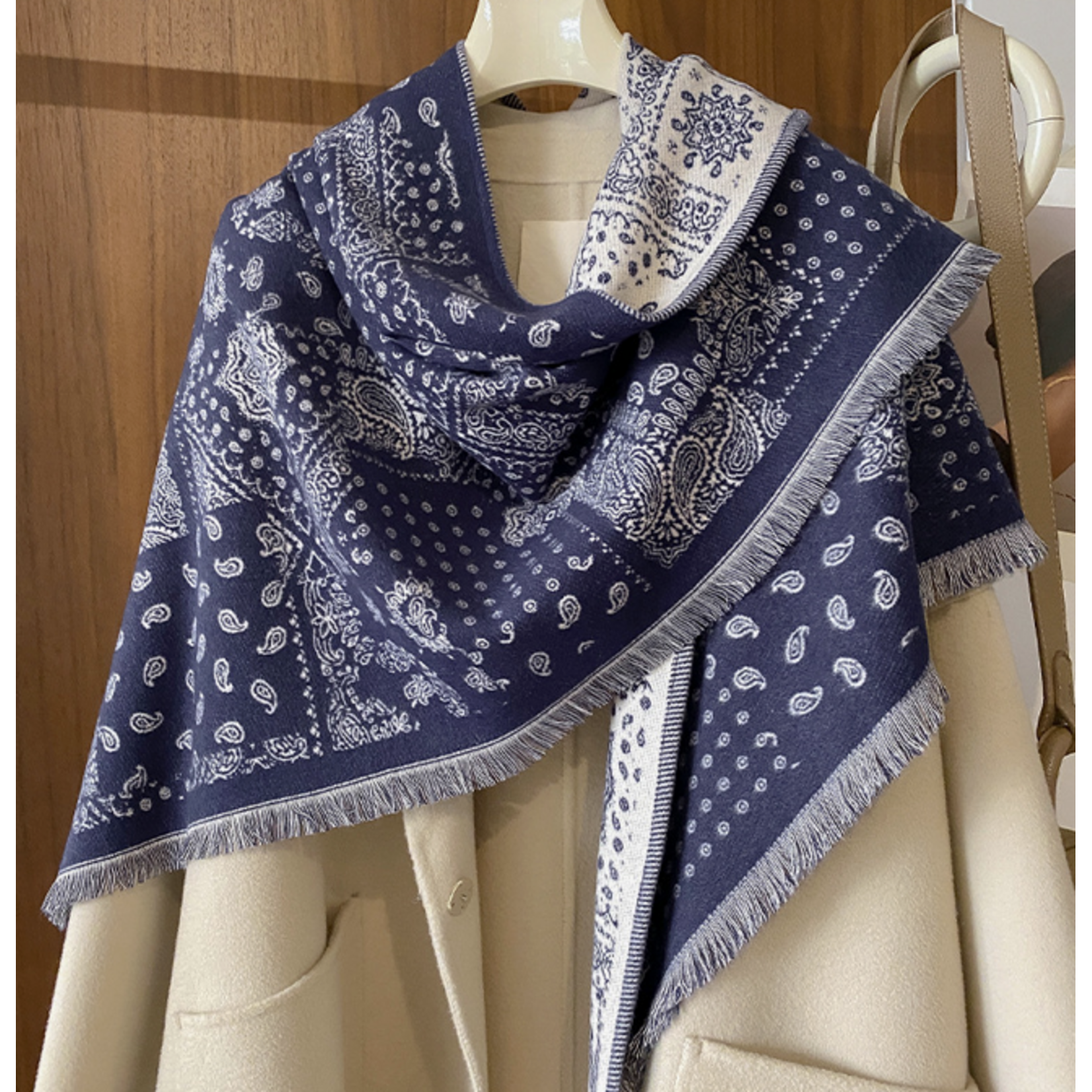 Vintage Reversible Shawl