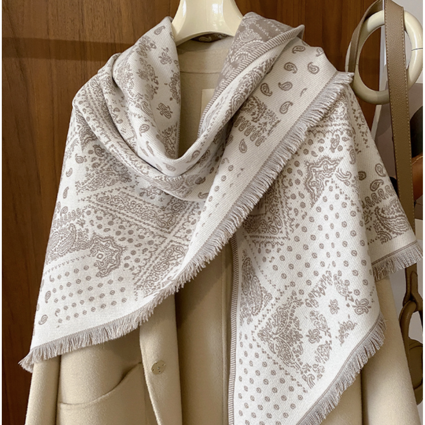 Vintage Reversible Shawl