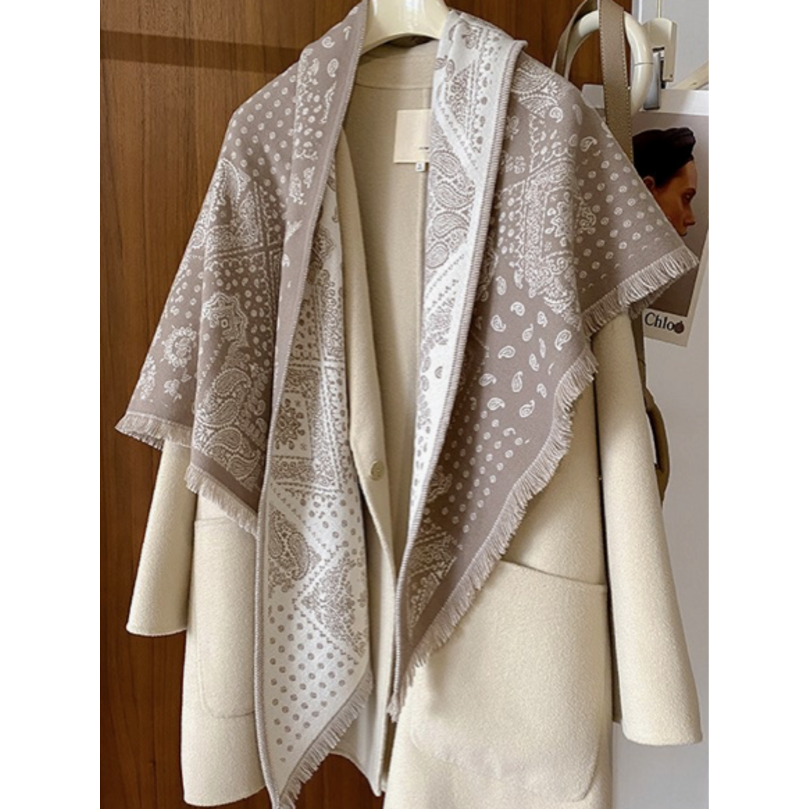 Vintage Reversible Shawl