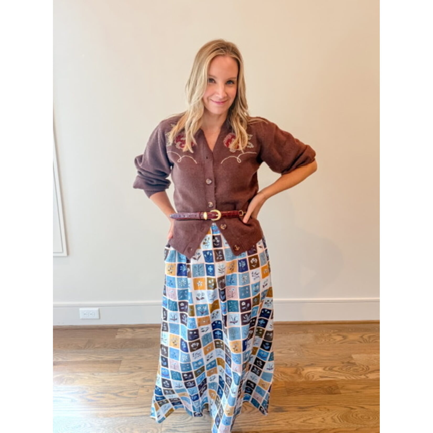 Garden Grid Skirt