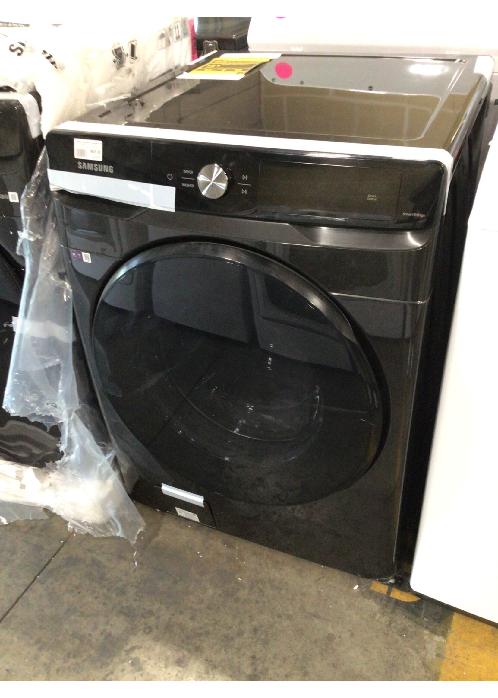 Samsung 4.5 Cu. Ft. Large Capacity Smart Dial Front Load Washer in Brushed  Black