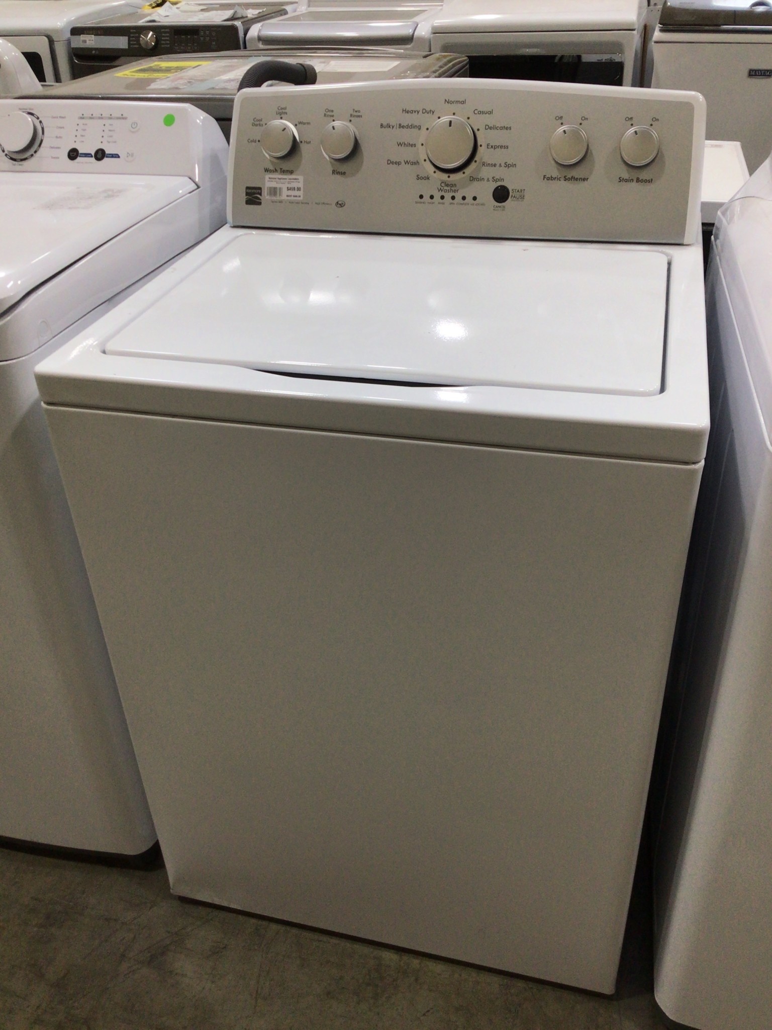 KENMORE 25132 4.3 cu. ft. Top Load Washer w/Triple Action Impeller