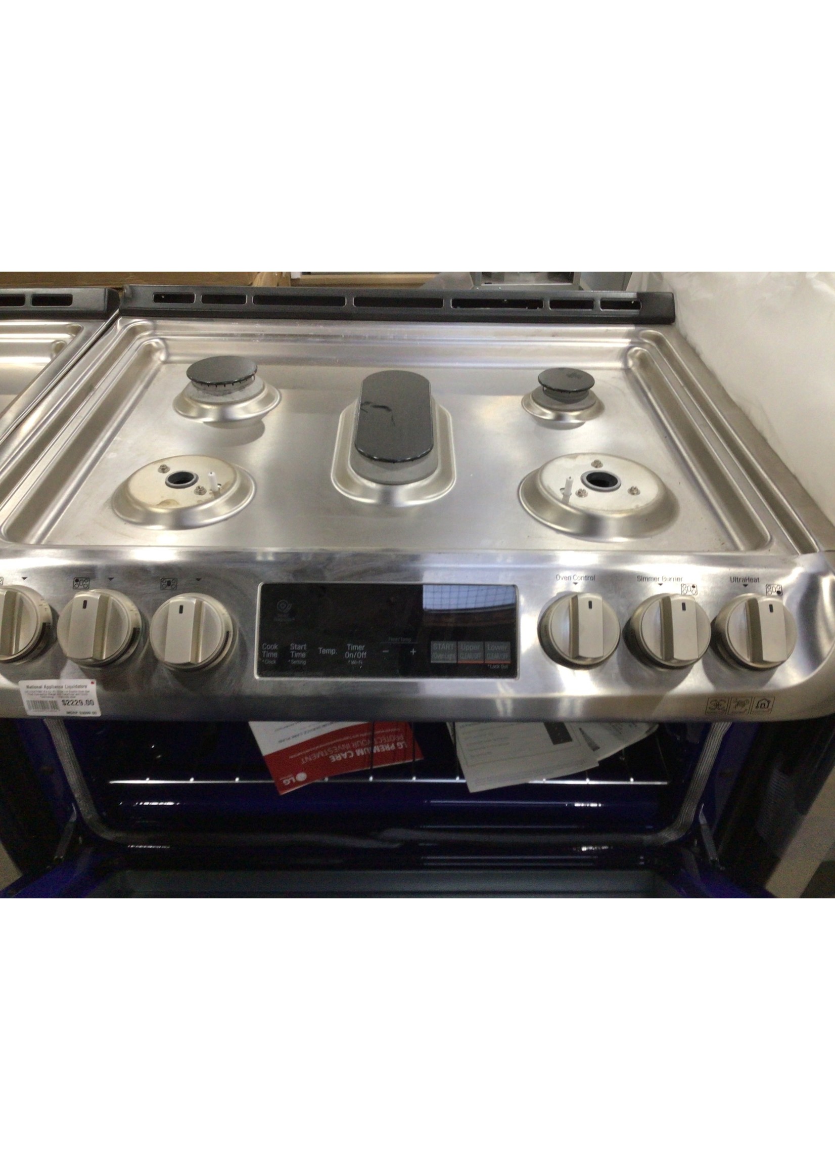 LG LG LTG4715ST 6.9 Cu. Ft. SlideIn Double Oven Gas True Convection