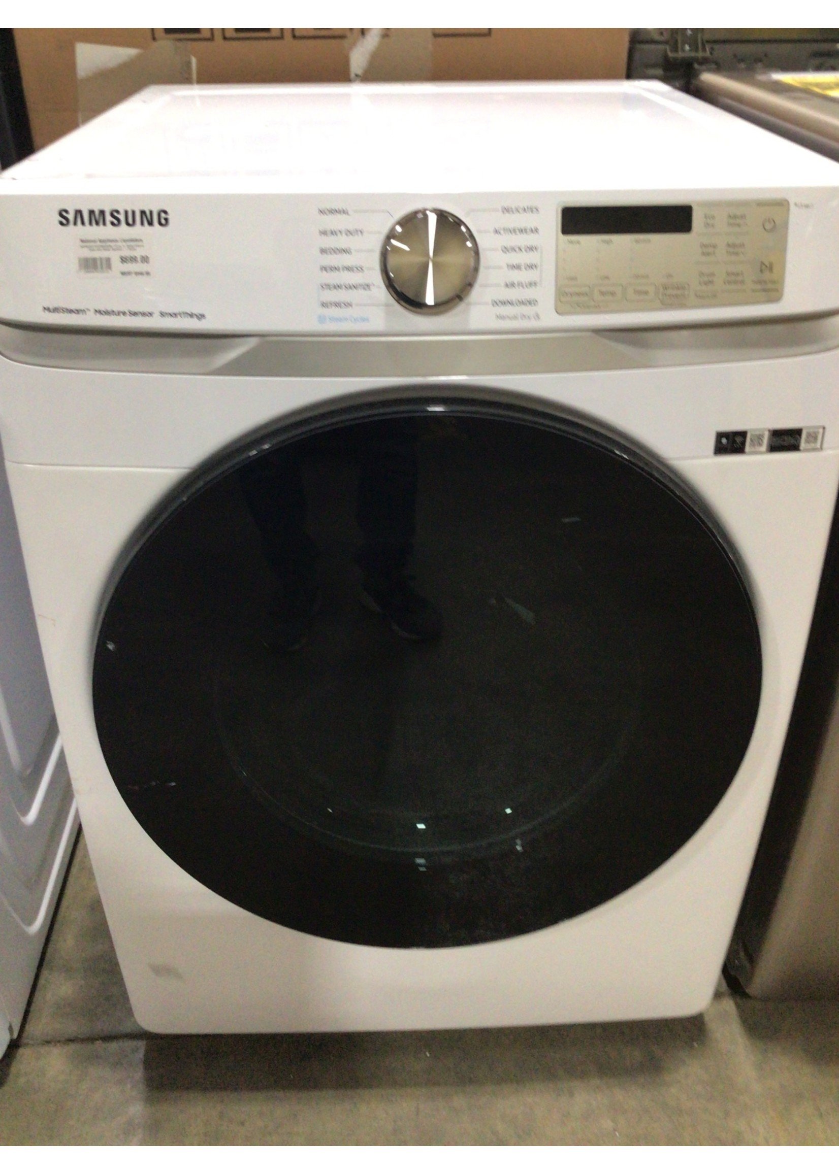 Samsung SAMSUNG DVE45B6300W 7.5 cu. ft. Smart Electric Dryer with Steam Sanitize+ - White