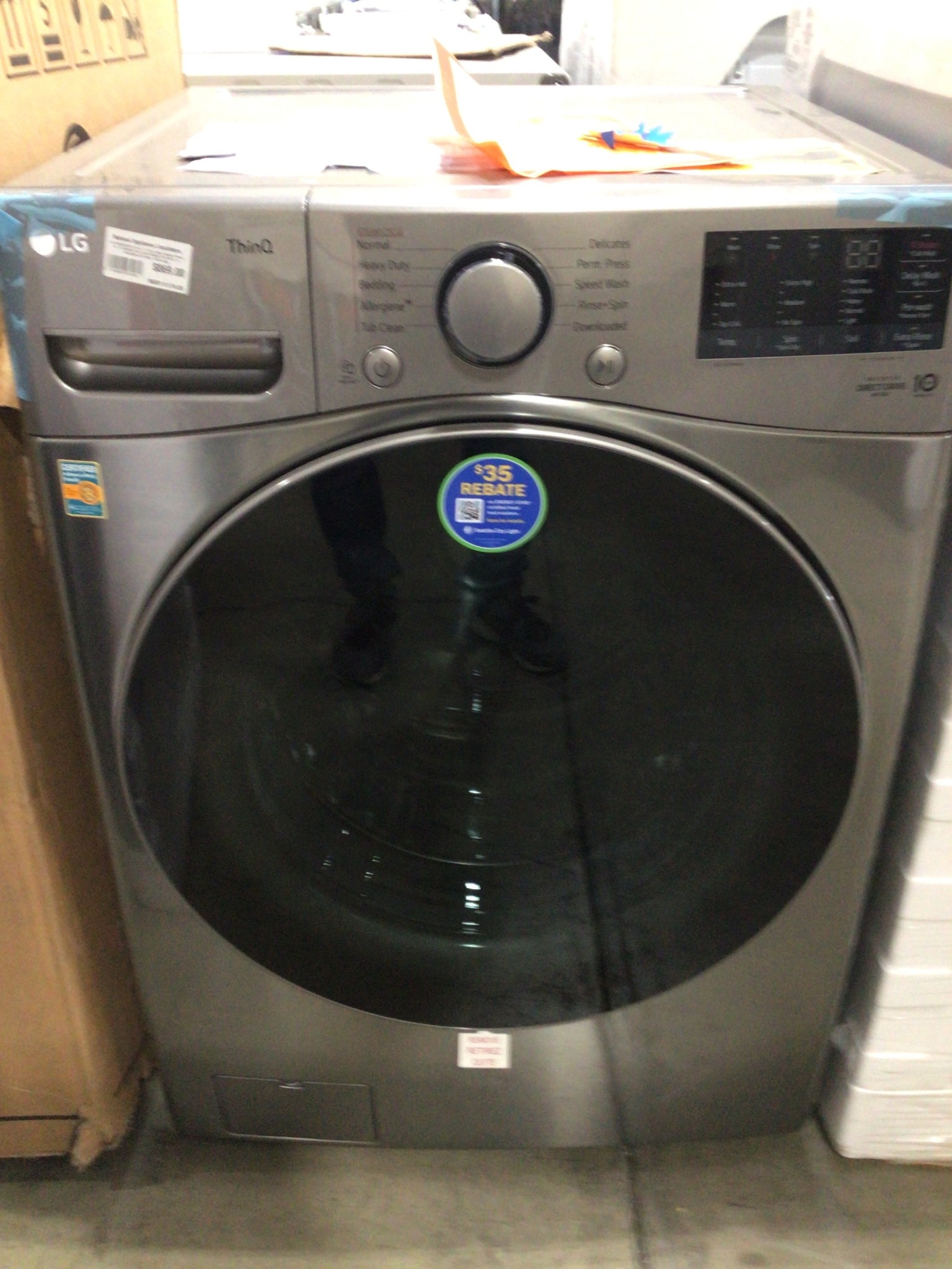 LG LG WM3600HVA 4.5 cu. ft. Ultra Large Capacity Smart wi fi
