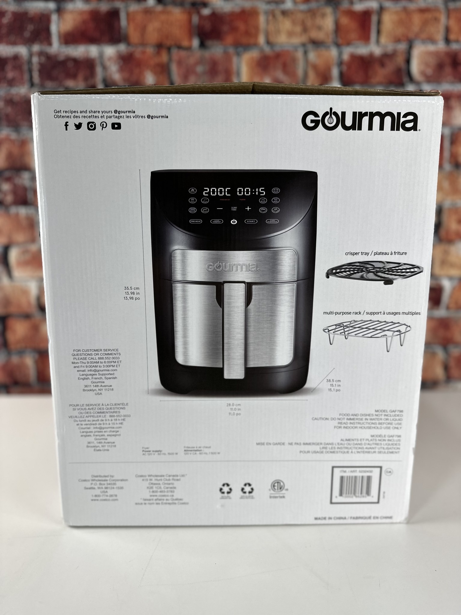 This Gourmia 7-Quart Digital Air Fryer, is just $39.99 in Store