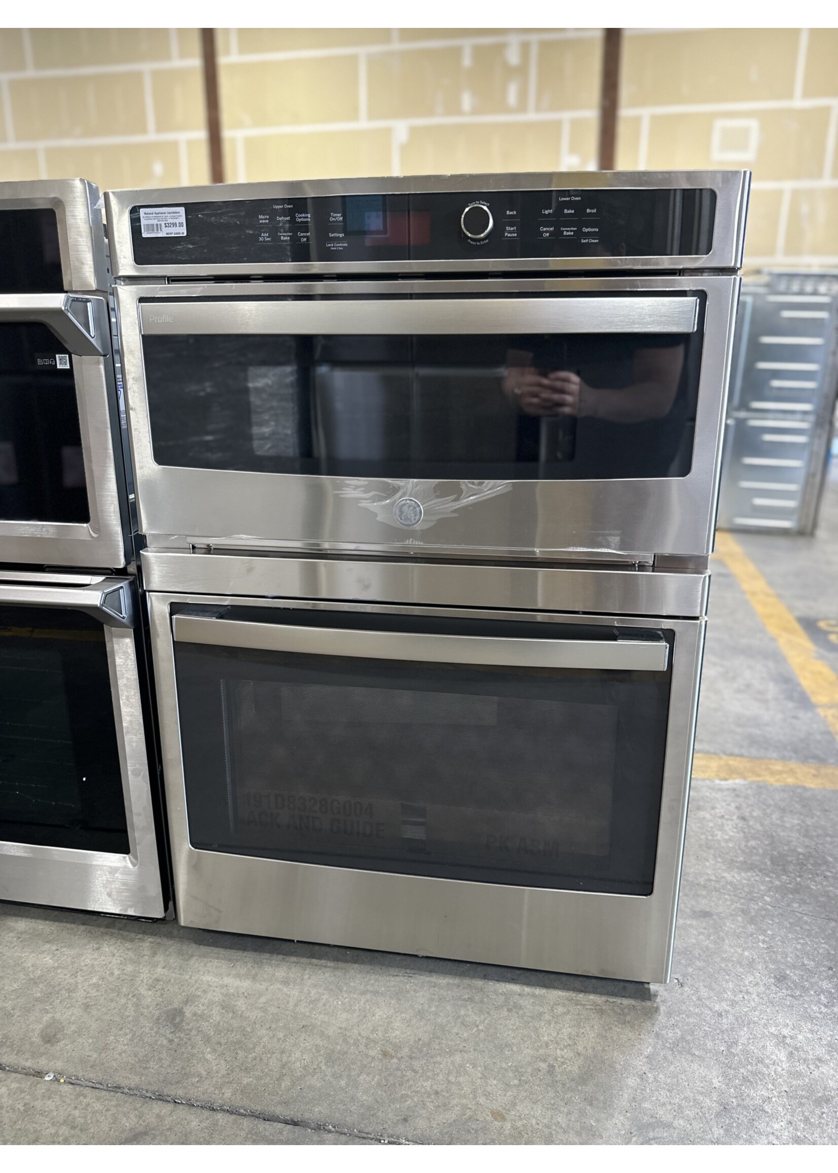 GE GE PROFILE PT7800SHSS 30" Built-In Combo Electric Convection Wall Oven with Built-In Microwave - Stainless steel