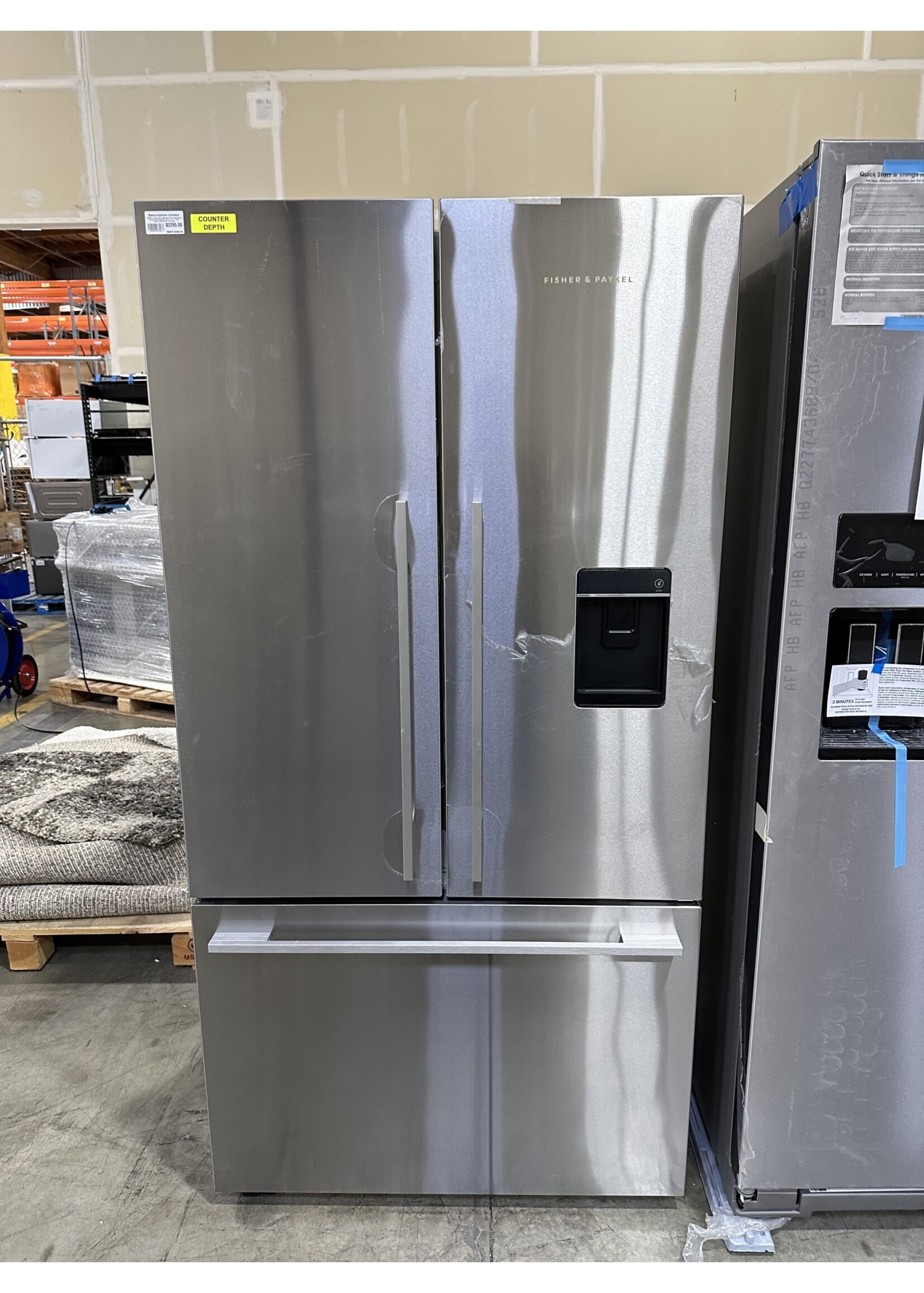 FISHER & PAYKEL FISHER & PAYKEL RF201ADUSX5 36 Inch Freestanding French ...