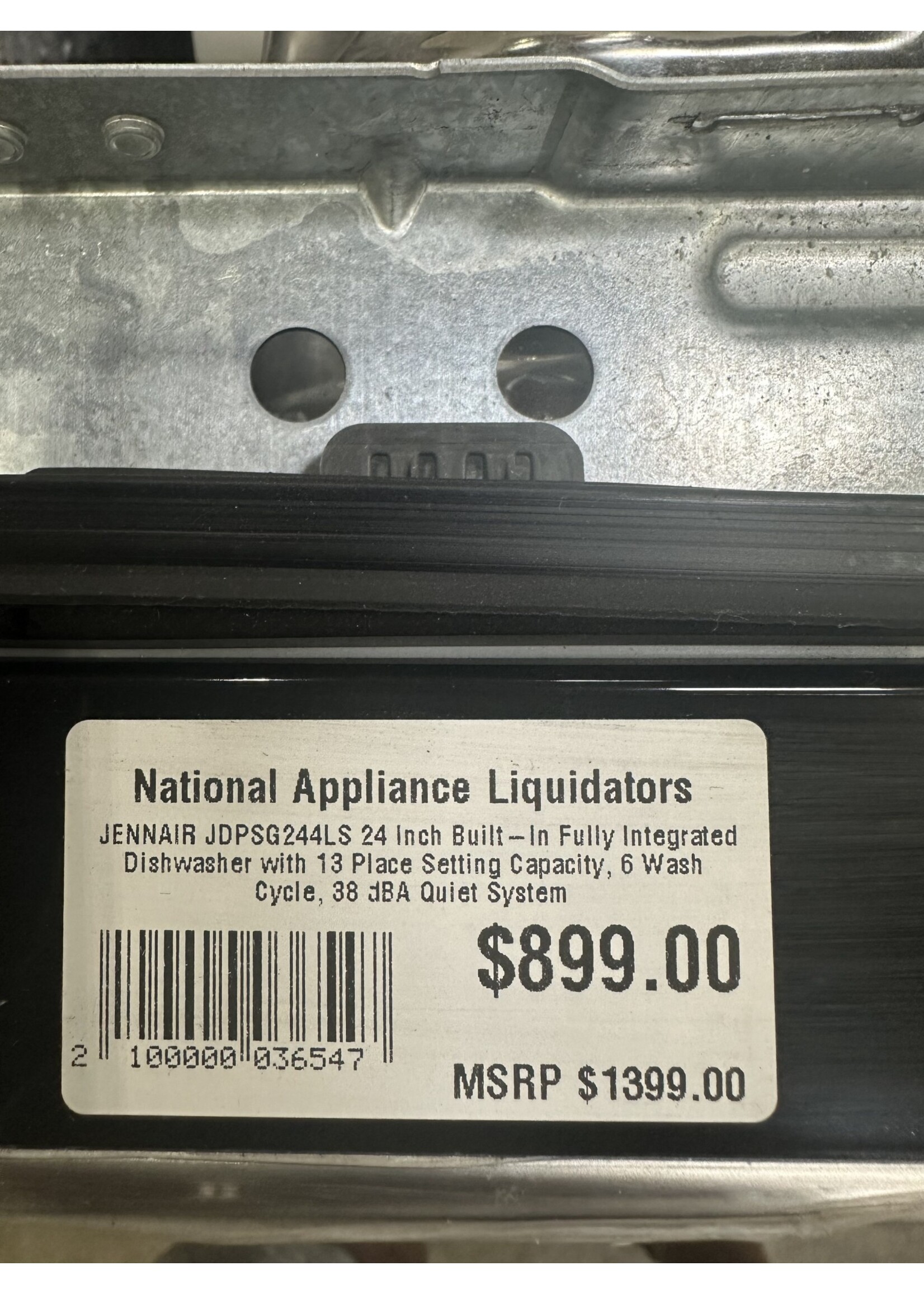 JENNAIR JENNAIR JDPSG244LS 24 Inch BuiltIn Fully Integrated Dishwasher with 13 Place Setting