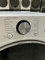 LG LG DLGX4201W LG - 7.4 Cu. Ft. Stackable Smart Gas Dryer with Steam and Built In Intelligence - White