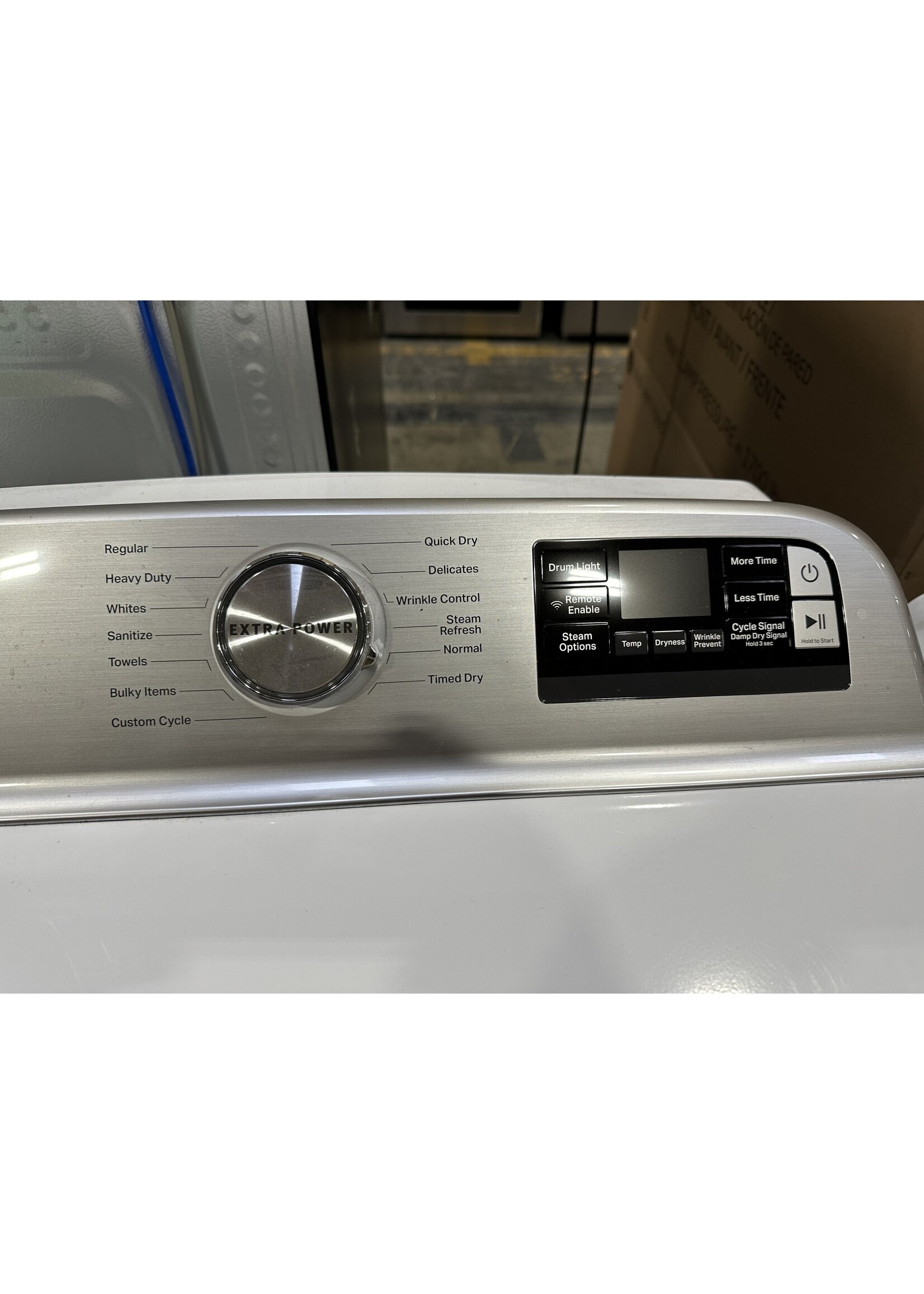 Maytag MAYTAG MGD7230HW 7.4 Cu. Ft. Smart Gas Dryer with Steam and Extra Power Button - White