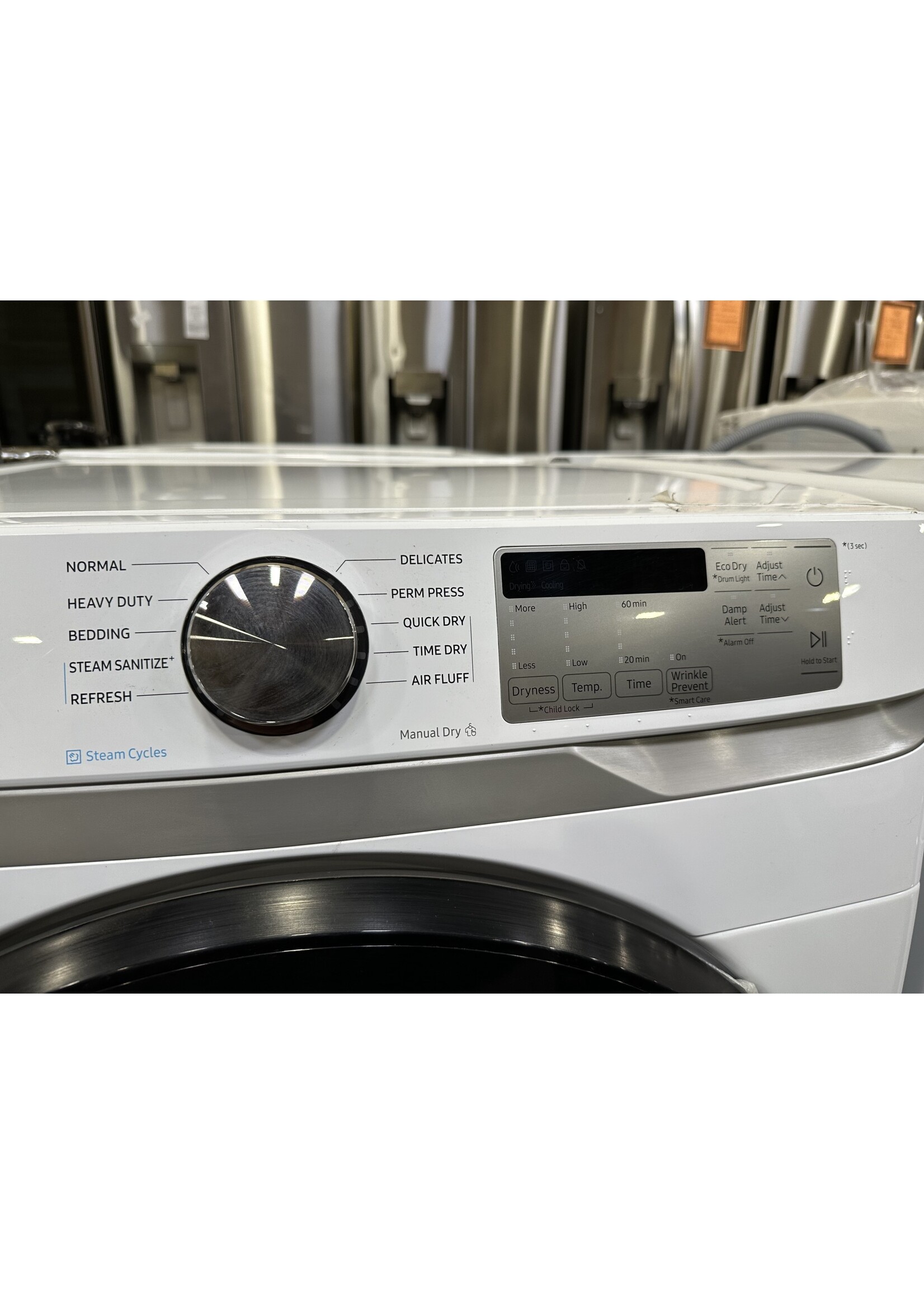 DVG45R6100W by Samsung - 7.5 cu. ft. Gas Dryer with Steam Sanitize+ in  White