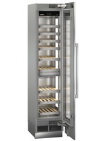 LIEBHERR LIEBHERR MW-1800 Monolith Series 18 Inch Built-In Dual Zone Wine Cooler with 75 Bottle Capacity, Right Hinge, Glass Door