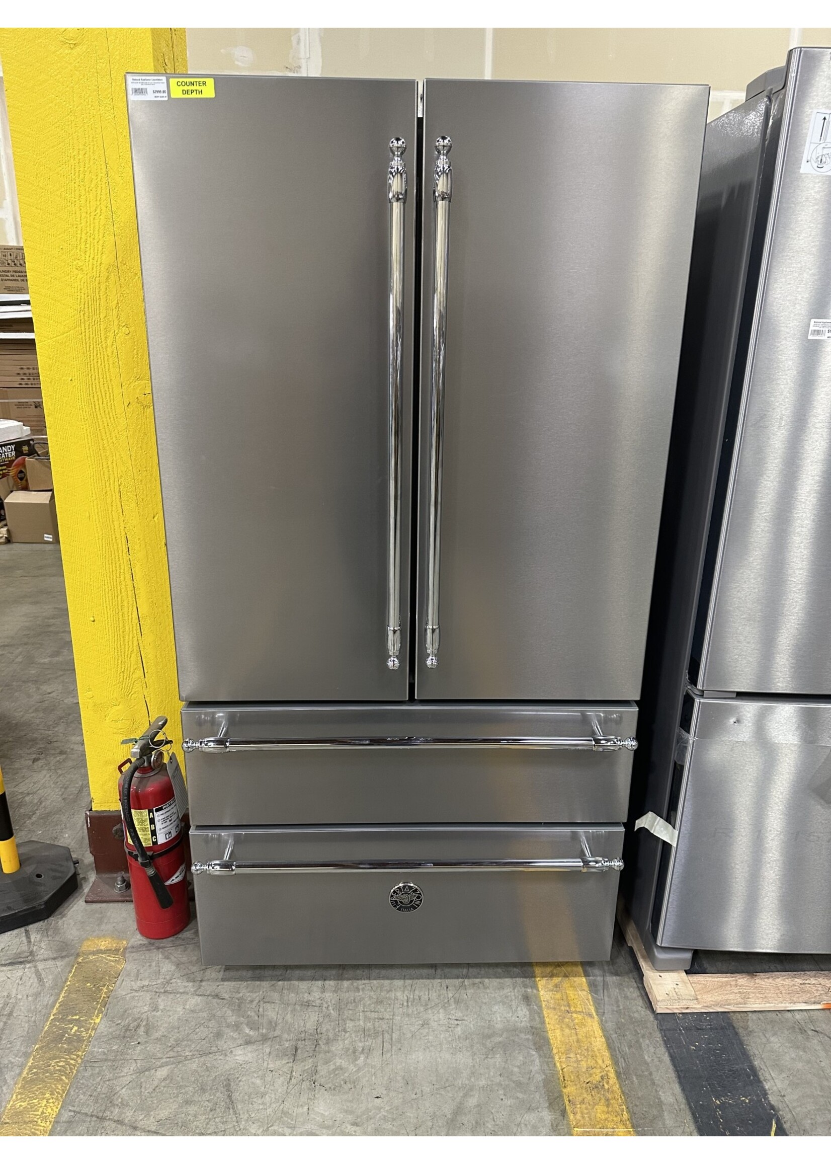 BERTAZZONI BERTAZZONI REF36FDFIXNV 36 inch Freestanding French Door Professional Series