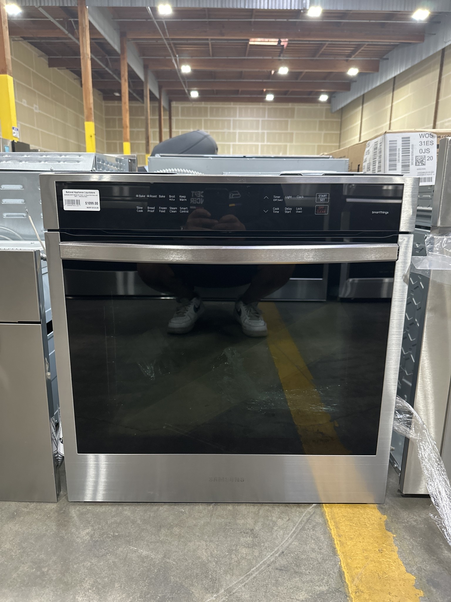 Samsung SAMSUNG NV31T4551SS 30" BuiltIn Single Wall Oven with WiFi Stainless Steel National