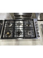 BERTAZZONI BERTAZZONI PROF366QBXT 36 Drop-in Gas Cooktop 6 brass burners