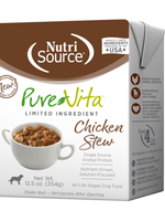 NutriSource Pure Vita Dog Tetrapak Chicken Stew 12.5oz
