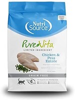 NutriSource Pure Vita Cat GF Chicken & Peas 6.6lbs