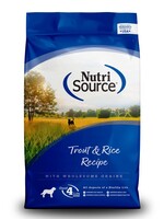 NutriSource TF NUTRISOURCE DOG TROUT & BROWN RICE 15#