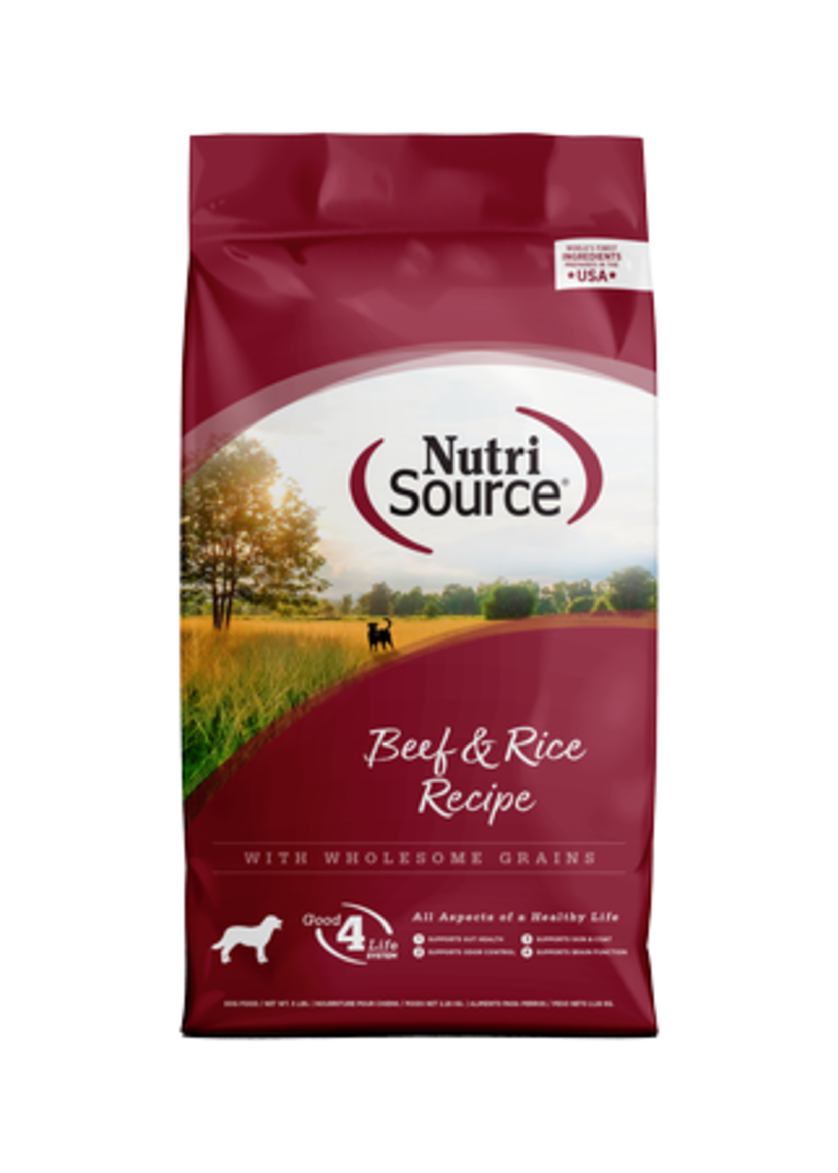 NutriSource Nutrisource Dog  Beef & Brown Rice 26lbs