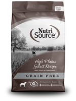 NutriSource Nutrisource Dog GF High Plains Select Beef & Trout 15lbs