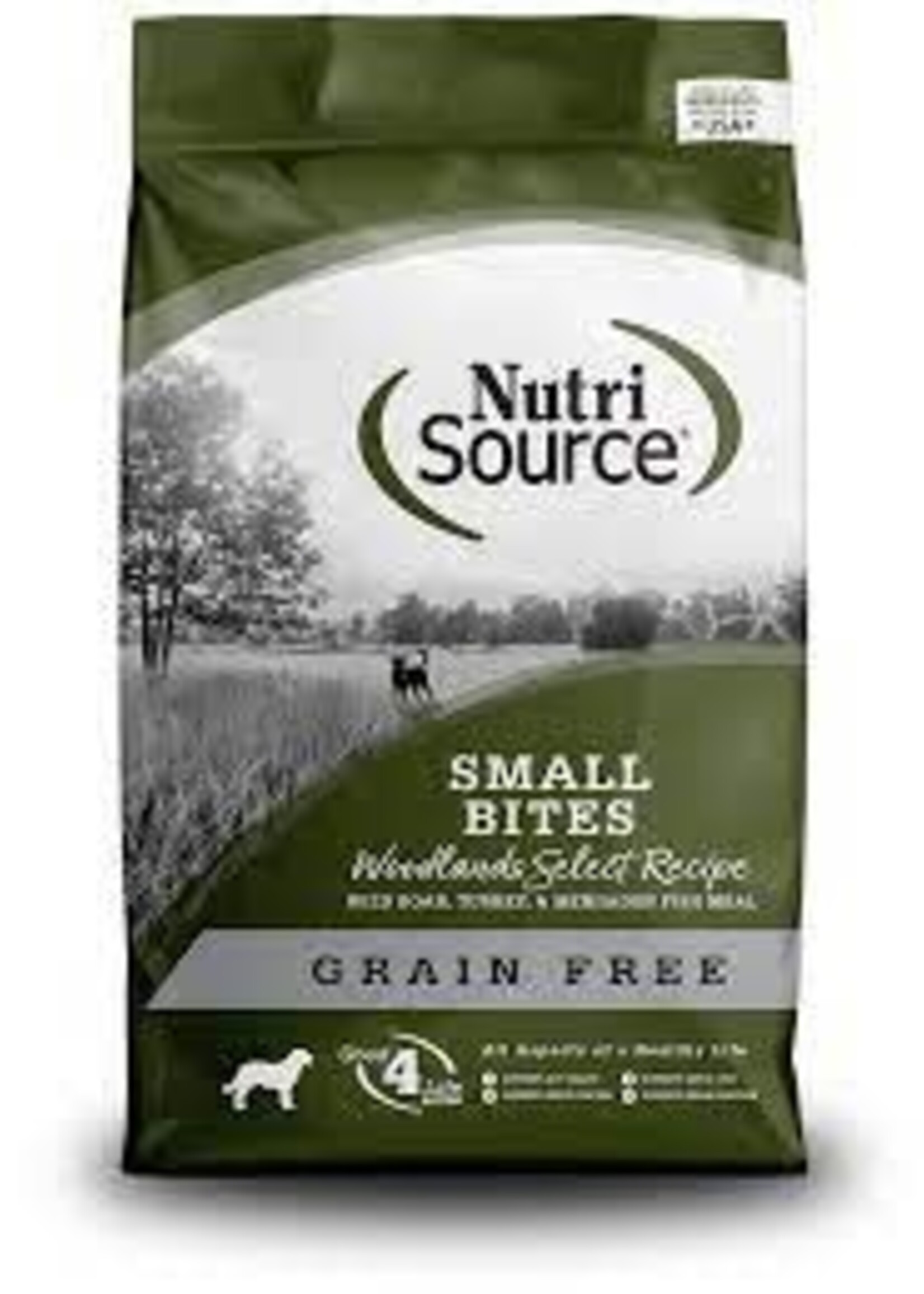 NutriSource Nutrisource Dog GF Woodland Select Small Bites 15lbs