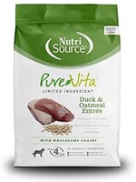 NutriSource Pure Vita Dog Duck & Oatmeal 25lbs