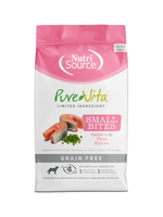 NutriSource Pure Vita Dog Small Bites Salmon & Peas 15Lbs