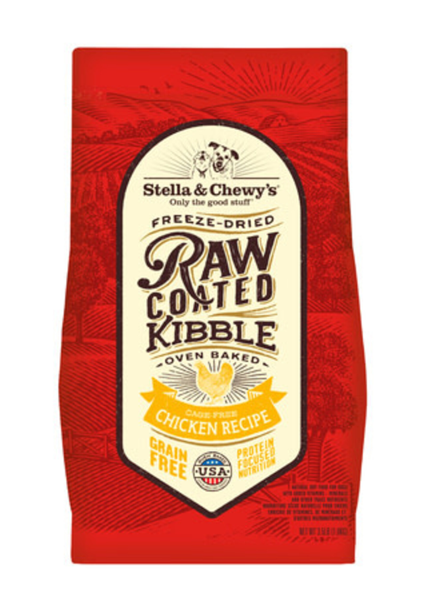 Stella & Chewys Stella & Chewy's Dog Dry Raw Coated GF Chicken Cage-Free 3.5#