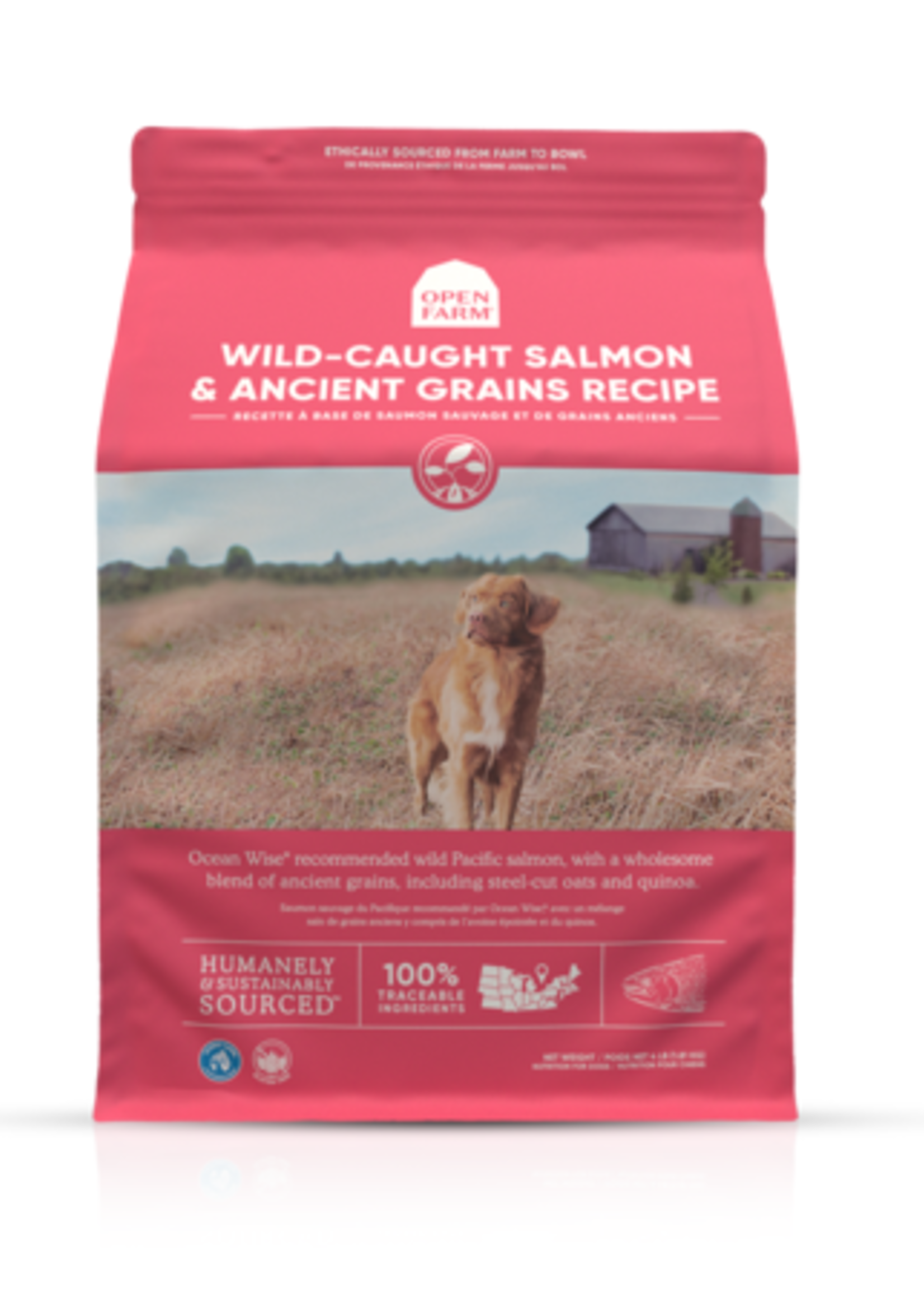 Open Farm Open Farm Dog Dry AG Wild Salmon 22lbs