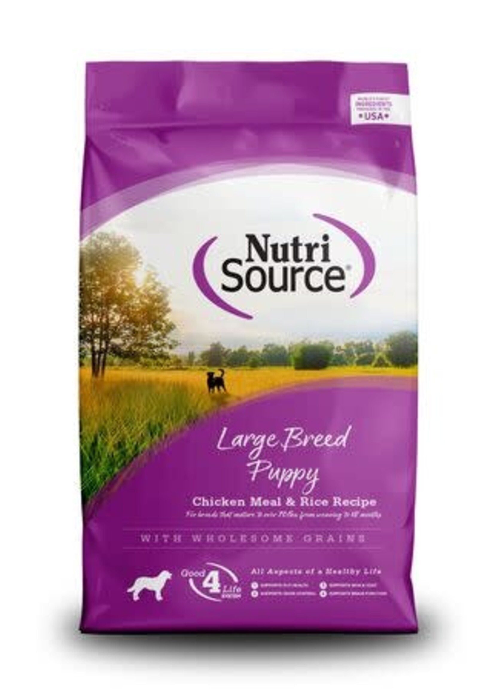 NutriSource Nutrisource Large Breed Puppy Chicken & Rice 26lbs