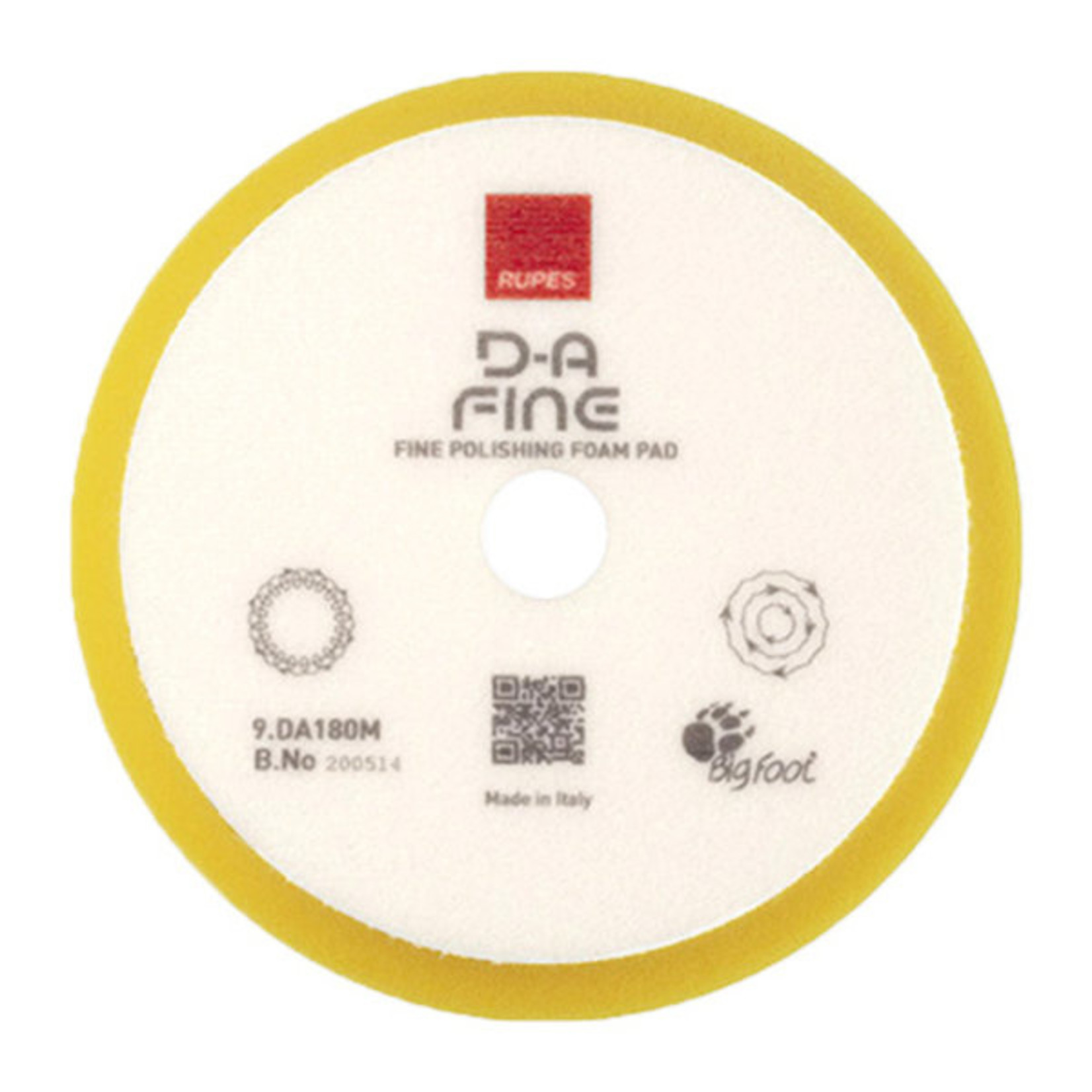 RUPES Rupes D-A Yellow Fine Foam Pad 5"