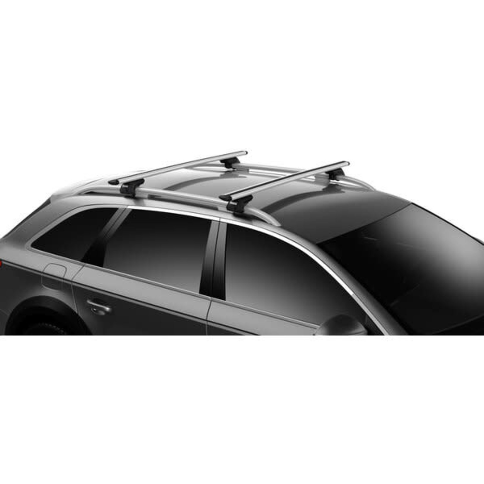 THULE RAISED RAIL EVO - 4-Pack Black