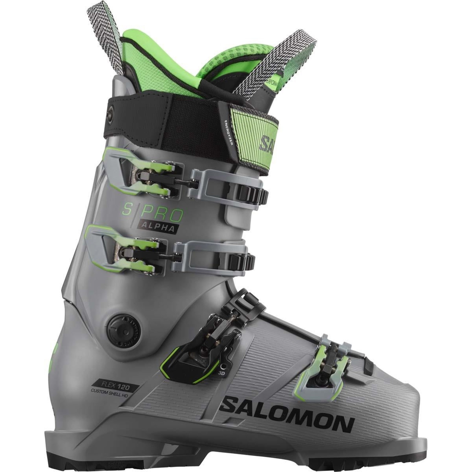 ALP. BOOTS S/PRO ALPHA 120 Steel Grey/Pa - Panda Ski and Sport