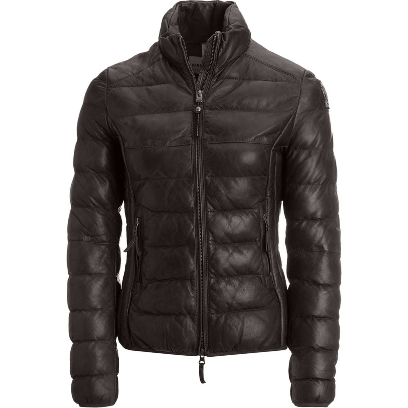 PARAJUMPERS WOMENS JODIE LEATHER BLK