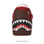 SPRAYGROUND RED SHARKS IN PARIS DLXSV BACKPACK