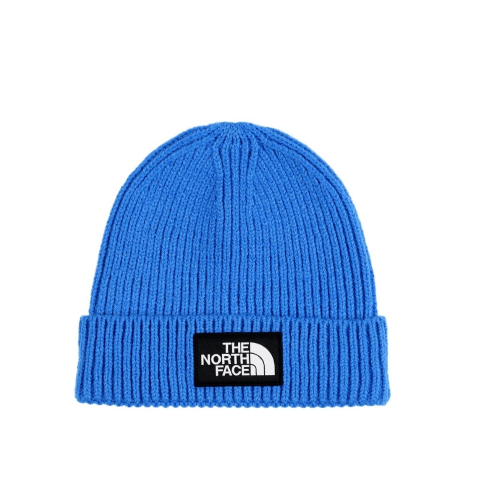 The North Face Youth Tnf Box Logo Cuff Beanie Hero Blue Bonnets