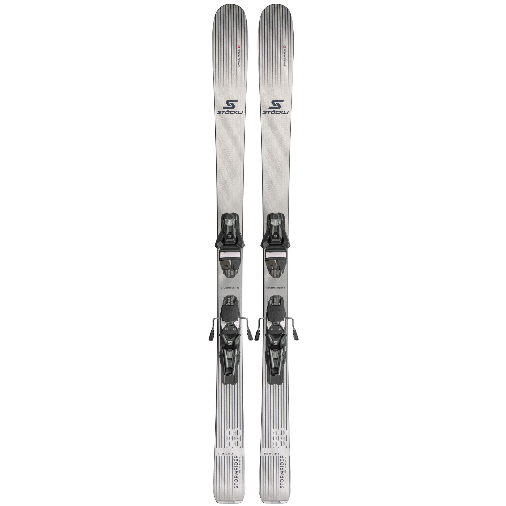 Stormrider 88 + Strive 13 Black D90 Bindings 2024 Panda Ski and Sport