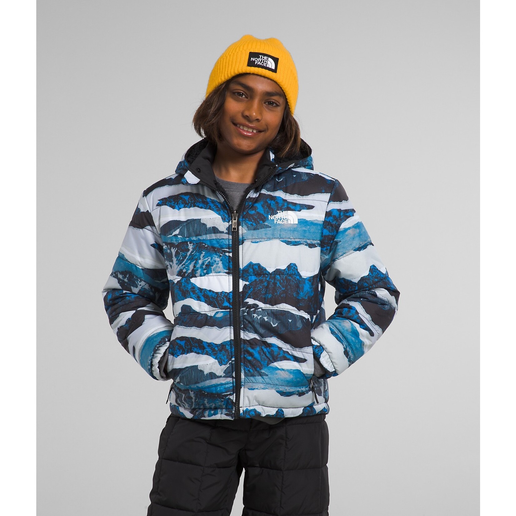 THE NORTH FACE Boys' Reversible Mt Chimbo Full Zip Hooded Jacket-24