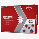 Callaway Chrome Soft Red & Blue TruTrack Golf Balls