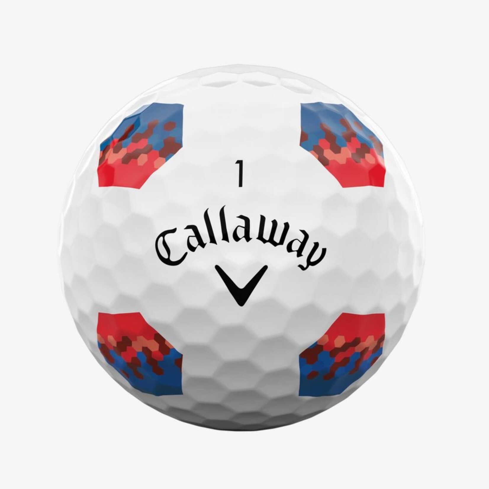 Callaway Chrome Soft Red & Blue TruTrack Golf Balls
