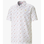 ARNOLD PALMER AP Cloudspun Lemons Polo - Bright White
