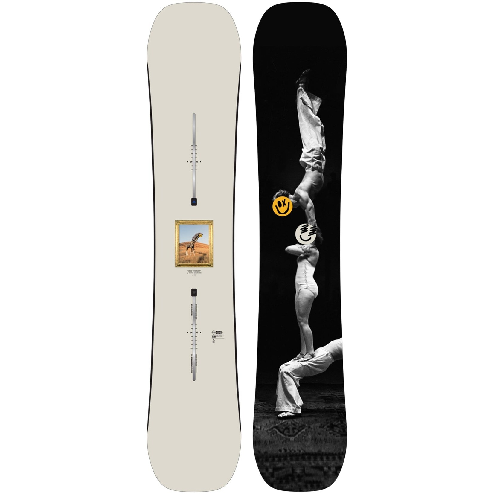 スノーボード Burton Good Company 148cm Good Company Snowboard - 2025 - Panda Ski and Sport