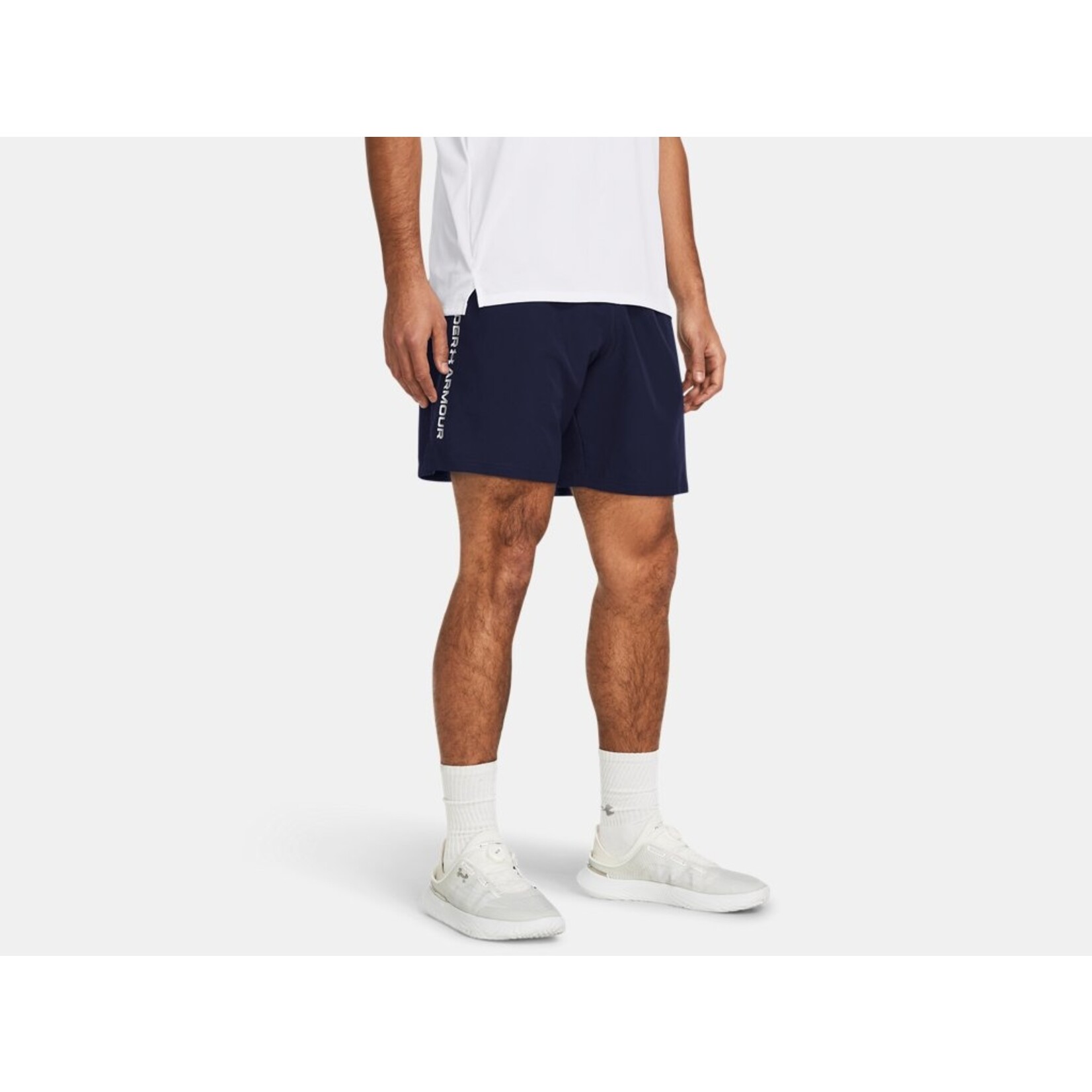 UNDER ARMOUR Men's UA Techâ„¢ Woven Wordmark Shorts - 2025