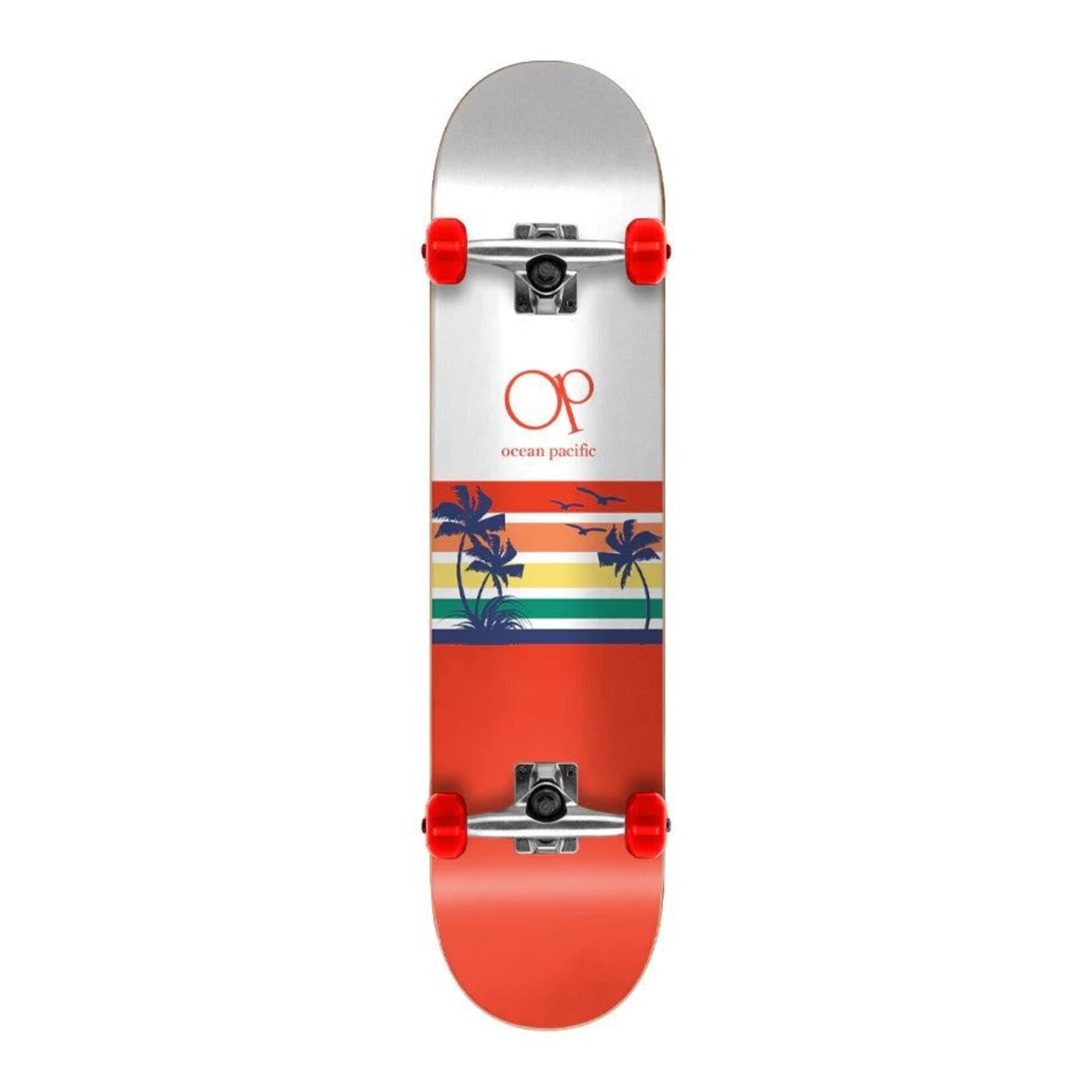 EASTERN SKATEBOARD SUPPLY Ocean Pacific Street Sunset White/Red 8”